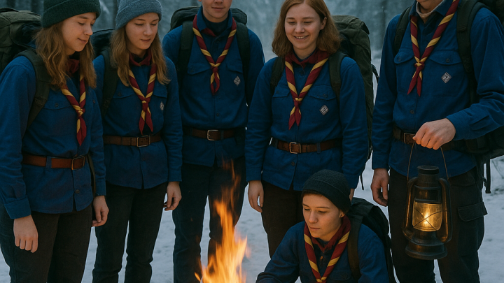 Spejdere i vinternatur