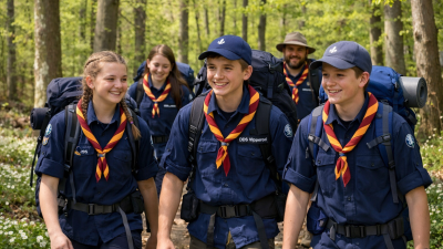 Spejdere i forårsskoven